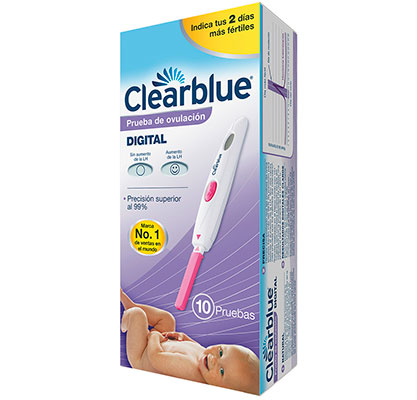 Prueba de Ovulación Clearblue Digital con 7 pruebas