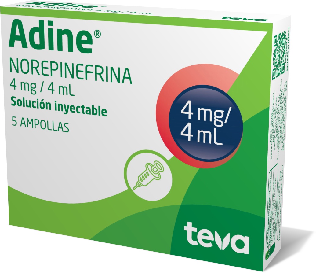 Adine 4 mg / 4 mL - Laboratorio Chile | Teva