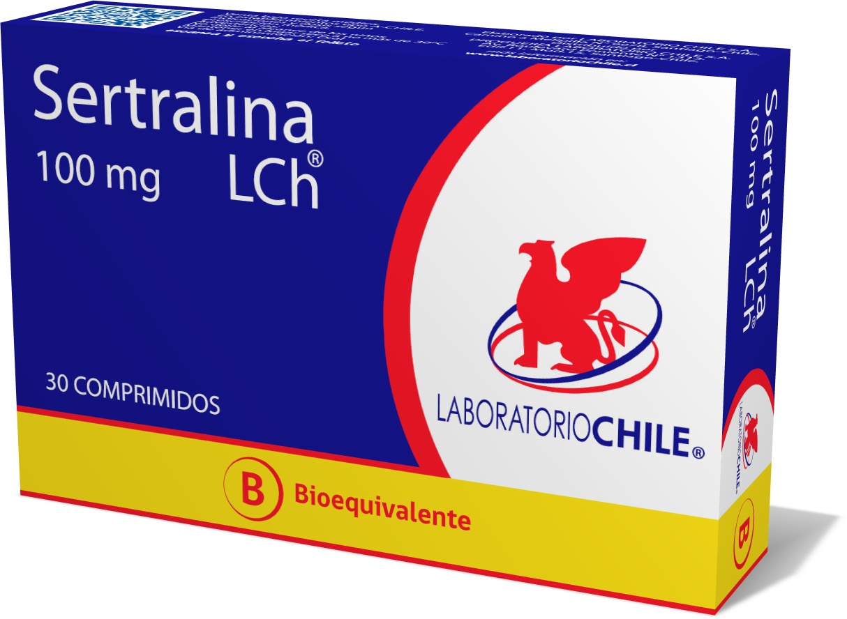 Sertralina 100 mg - Laboratorio Chile | Teva