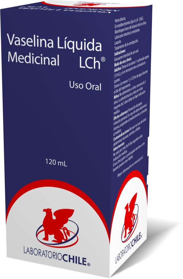 Vaselina líquida medicinal x 125 mL