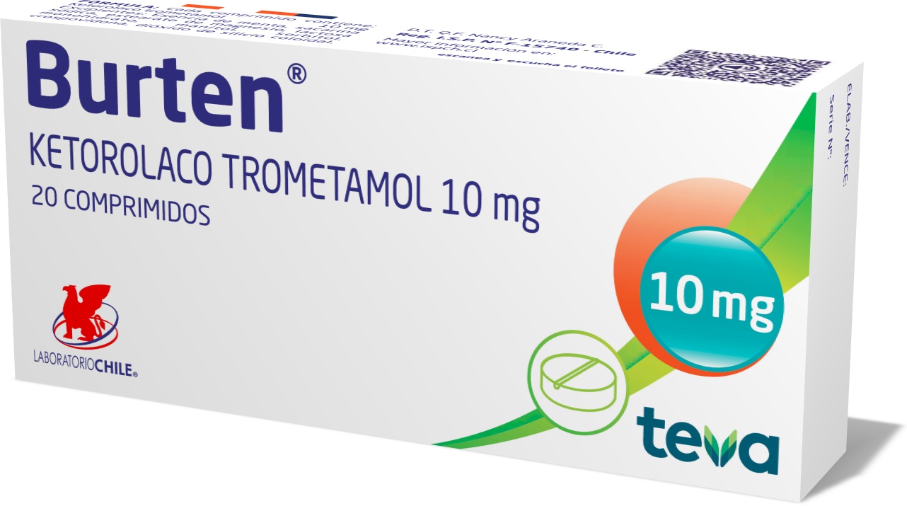 Burten 10 mg - Laboratorio Chile | Teva